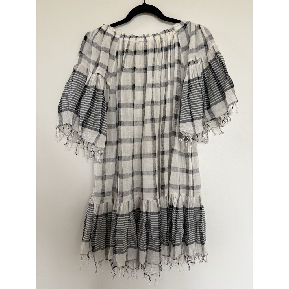 ULLA JOHNSON Hollace Off the Shoulder Cover-Up Minidress DRESS SIZE Small - Picture 9 of 10